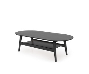 Curved Black kavos staliukas